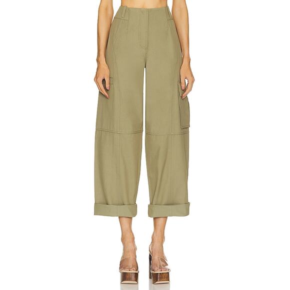 Cult Gaia 'Adrie' Green Cargo Pant Size 2